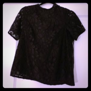 Hm lace crop top